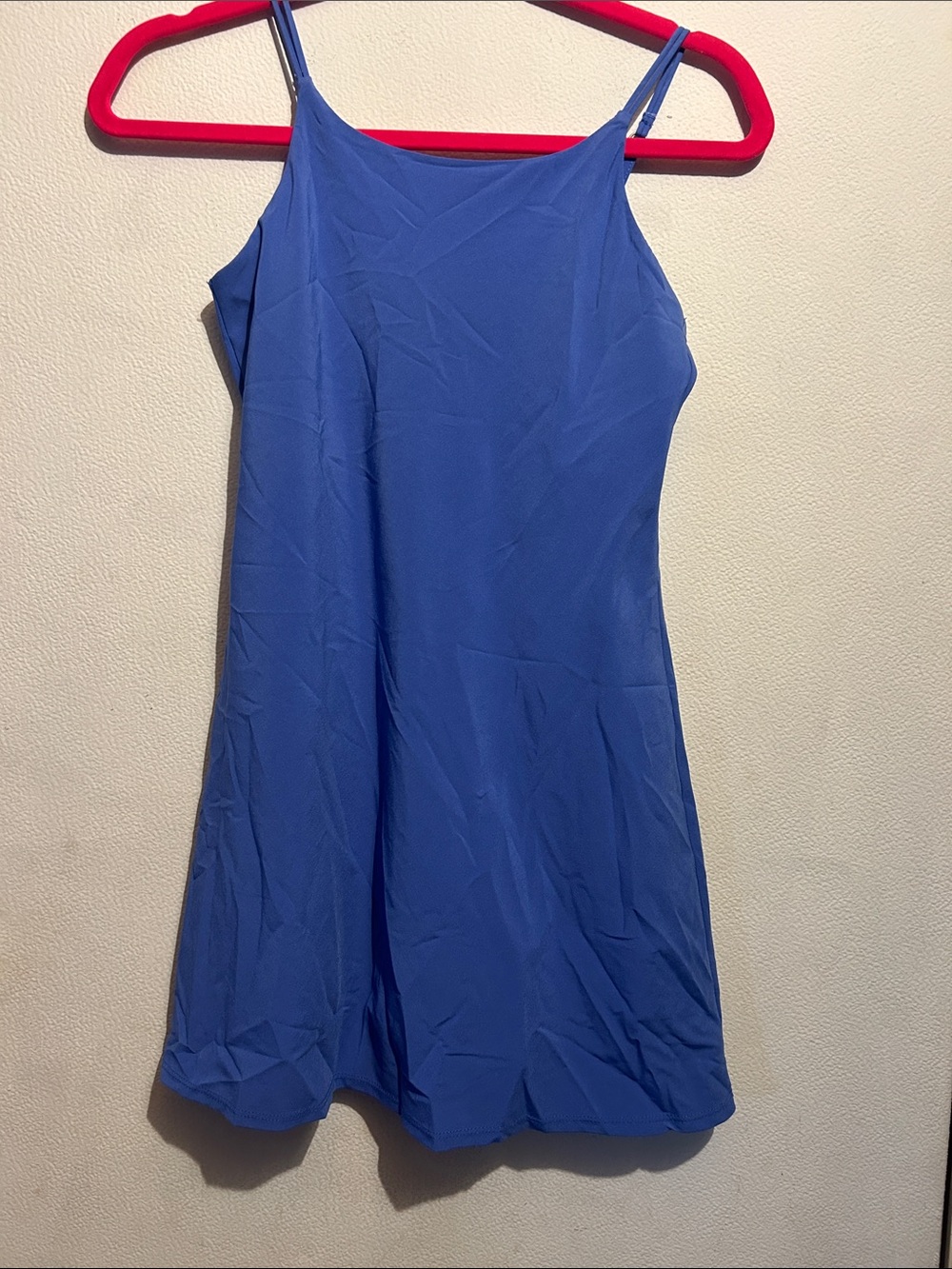 abercrombie kids cobalt blue spaghetti strap mini dress